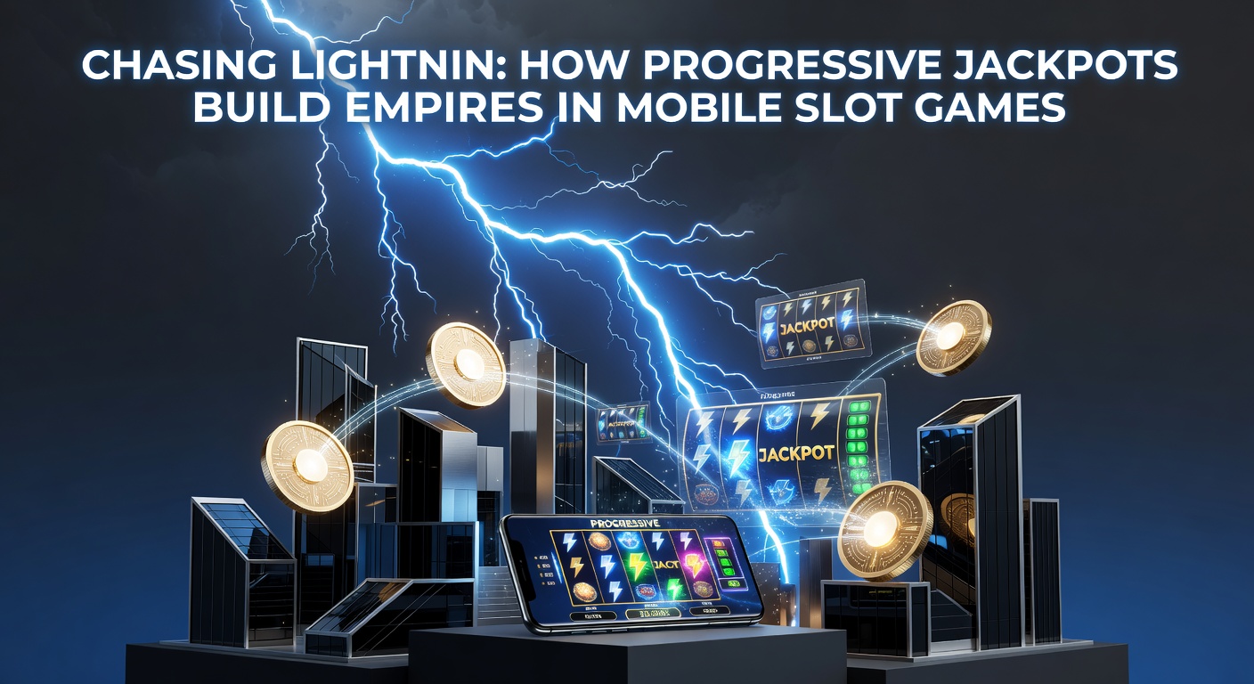 Leuchtender progressiver Jackpot-Anzeiger auf einem mobilen Slot-Spielbildschirm, der den wachsenden Topf symbolisiert