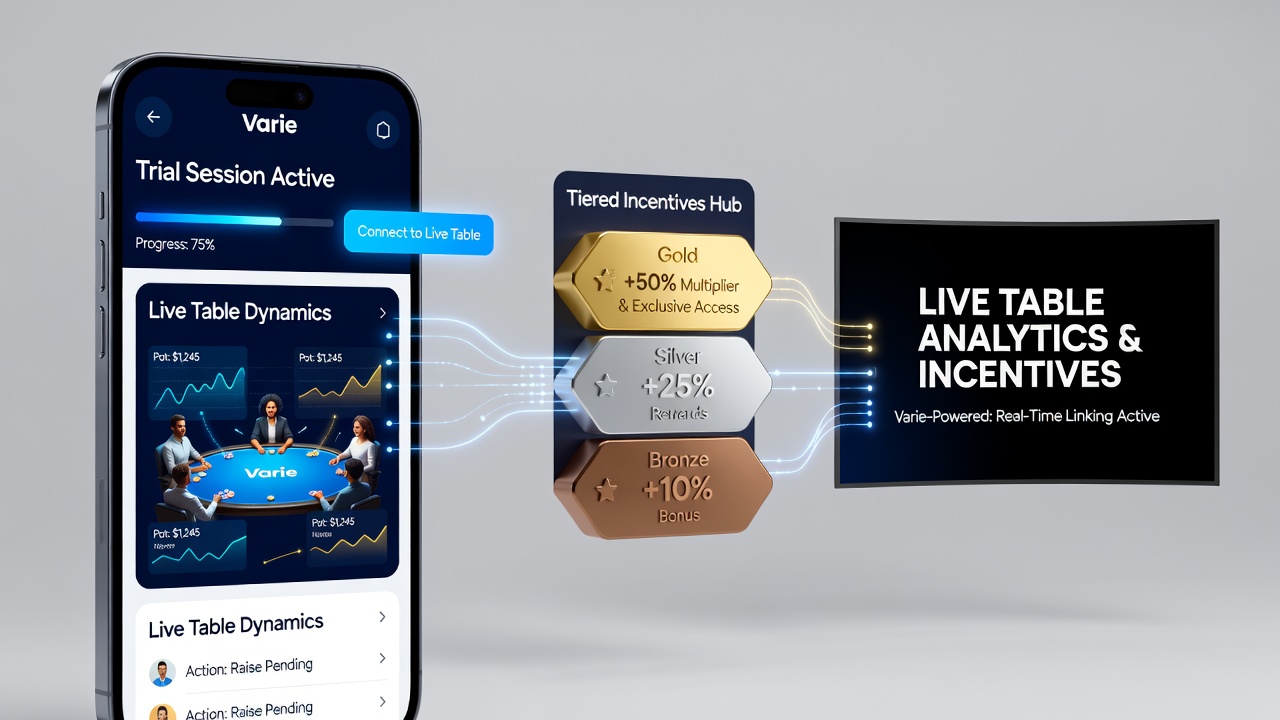 Gestaffelte Belohnungen und Transaktionskanäle in mobilen Live-Tischumgebungen