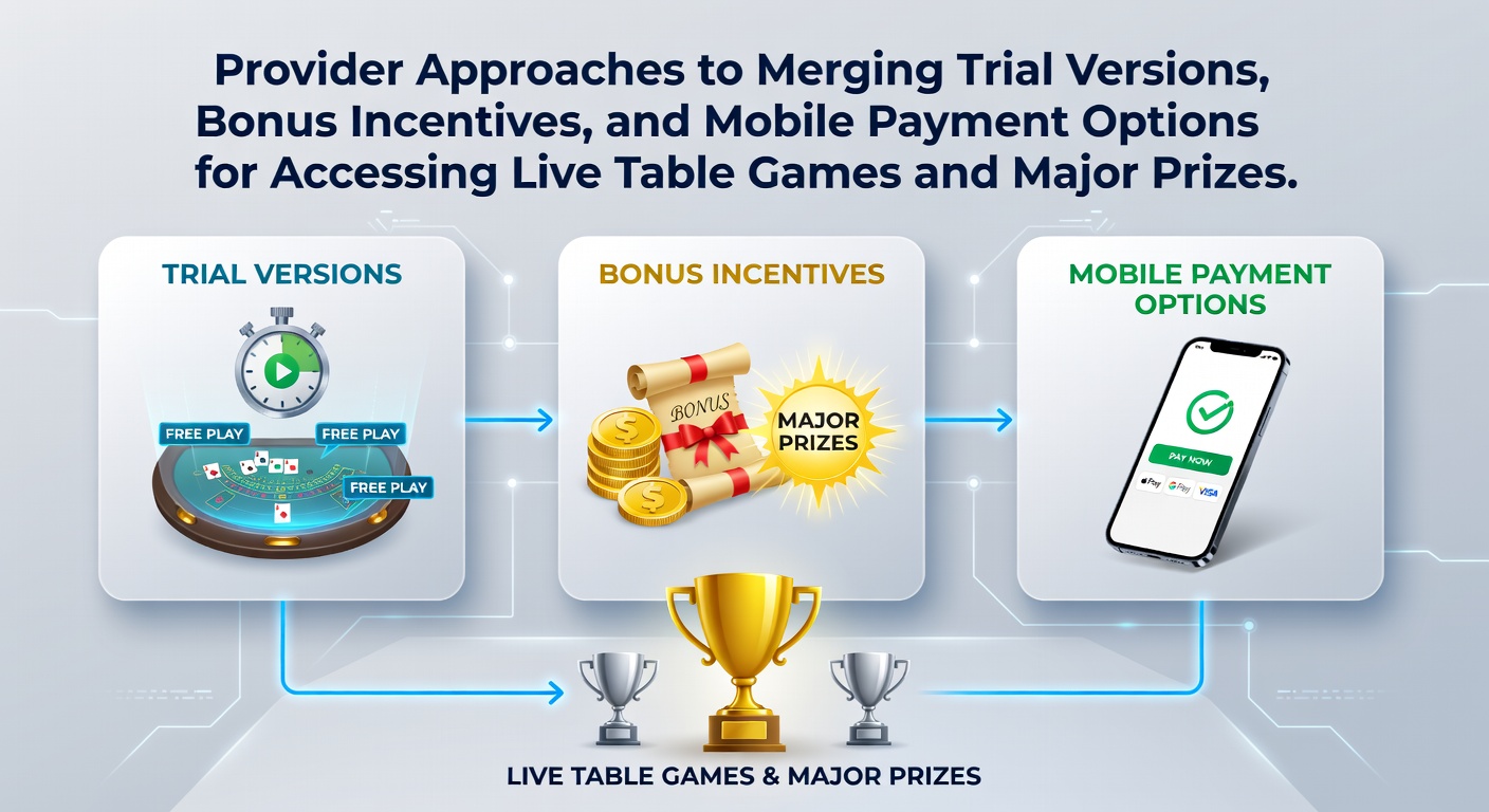 Darstellung mobiler Zahlungsoptionen und Bonusintegration in Live-Casino-Umgebungen
